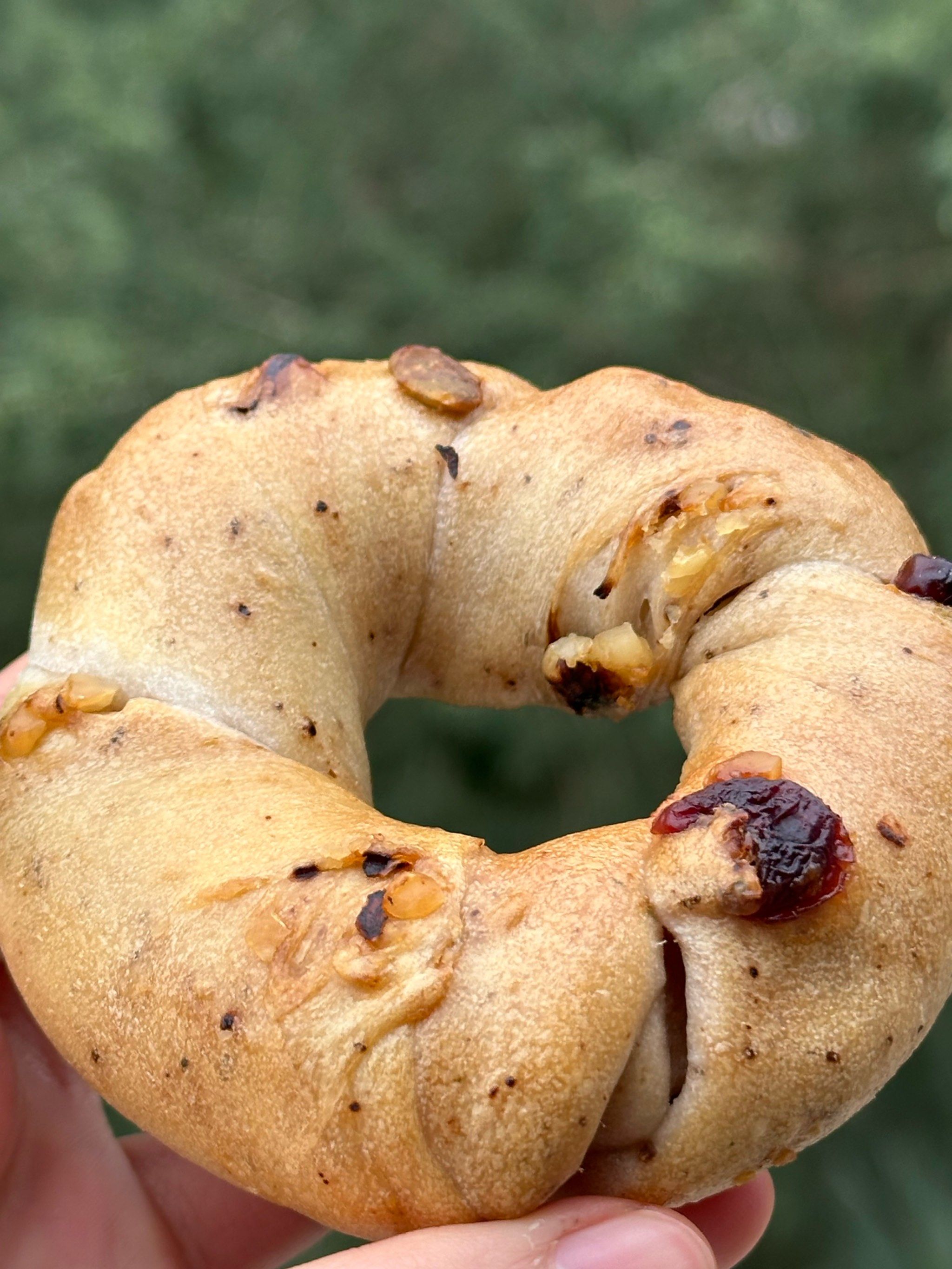 减脂吃的坚果贝果