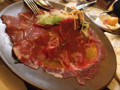 薄切鲜牛肉沙律配鲜柠橄榄油-我的意大利厨房