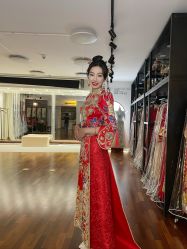 -懿沉香中式嫁衣礼服秀禾服龙凤褂马来褂旗袍总店