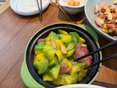 腌肉焖小麦瓜-云海肴·汽锅鸡·云南菜(祥云小镇店)