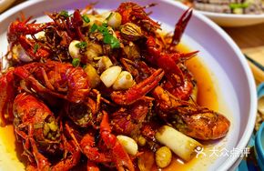 Crackling Oil-Steamed Shrimp