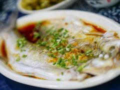 清蒸白水鱼-长廊好灶头 本地人农家菜(枫泾古镇店)