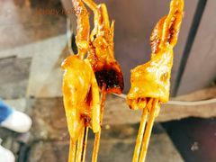 现烤鱿鱼-东门町美食街