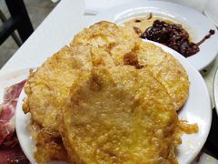 鸡蛋炸馒头片-大槐树烤肉馆