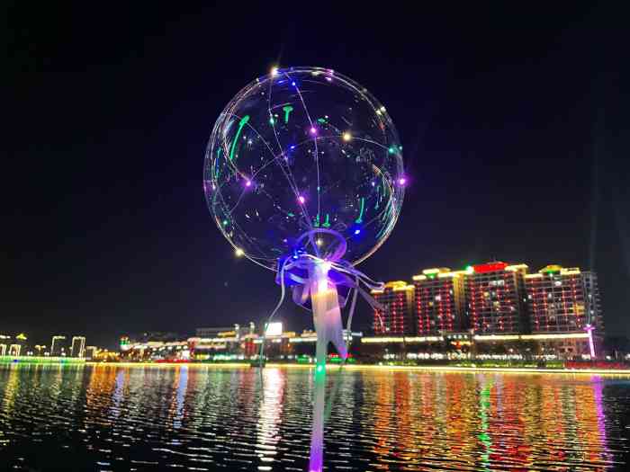 河源新丰江音乐喷泉-"去河源玩,在点评搜索周边景点,这个亚洲第.