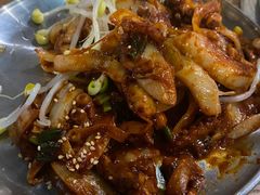 辣炒章鱼-包装马车·韩国料理·포장마차