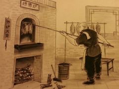 内部壁画1-北平小馆·烤鸭·家常菜(磨房北里店)