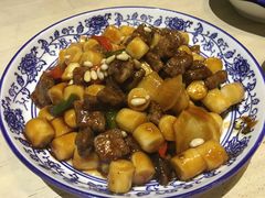 松子牛肉炒年糕-兔爸私家小厨(新北万达店)