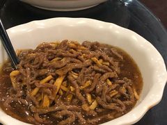 撒子牛肉丝-刘胖子家常菜·蹄花焖藕(中南店)