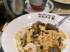 虾仁叉烧双拼滑蛋饭-旺记冰室(九龙中心大厦店)