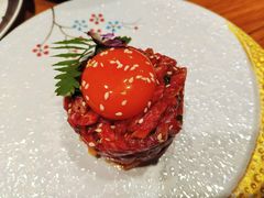 和牛塔塔鱼籽酱-隐炉和牛烧肉店(群力店)