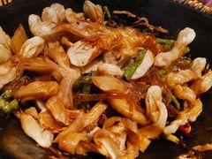 排骨豆角卷子-华盛园卷子王农家菜水库鱼