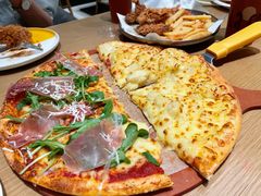帕尔玛火腿披萨拼爆果肉金枕榴莲-乐凯撒披萨(福田COCOPark店)
