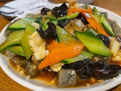 三鲜焖子-方城小吃店