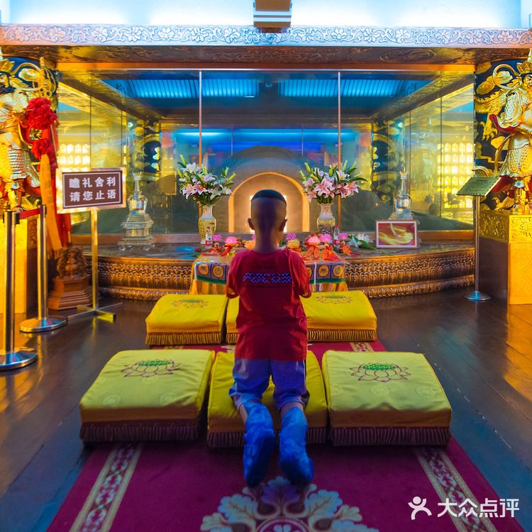 来到这里，能瞻拜到佛祖舍利，真是无上的荣幸