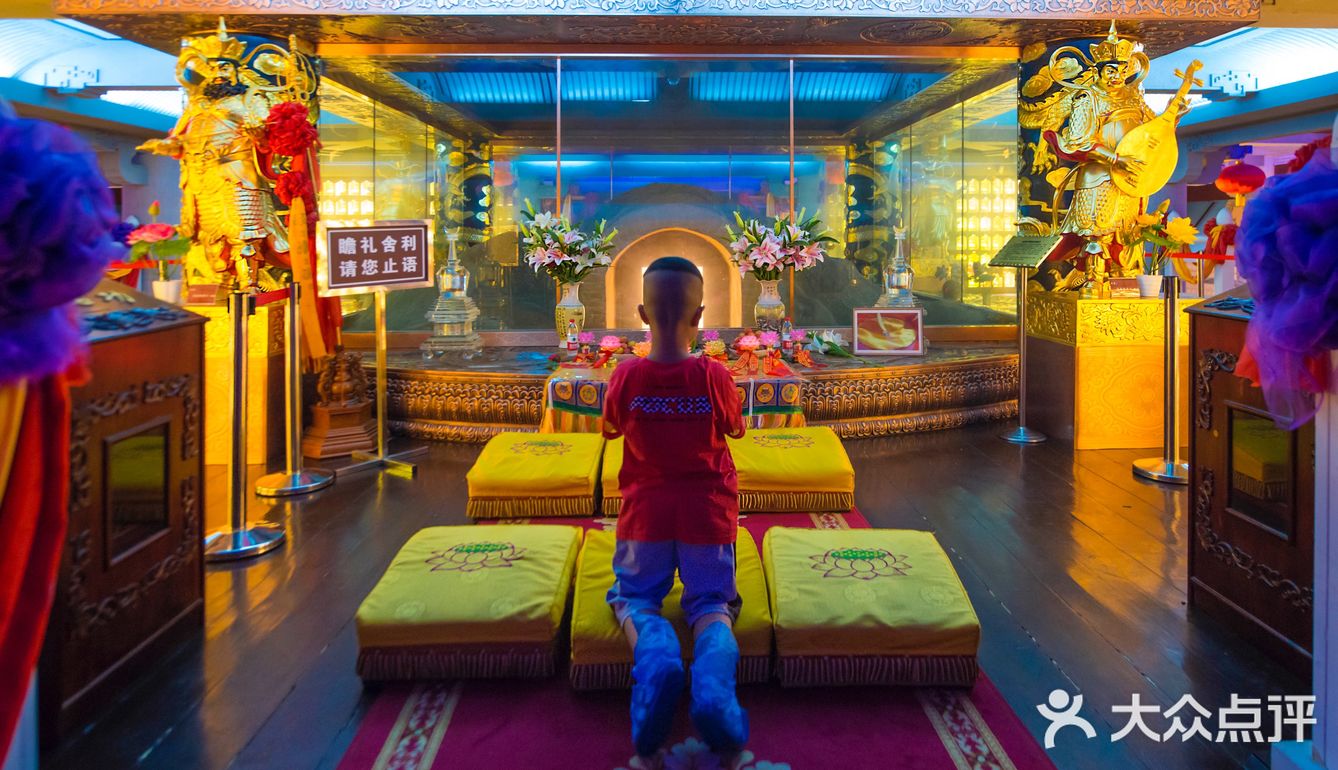 来到这里，能瞻拜到佛祖舍利，真是无上的荣幸