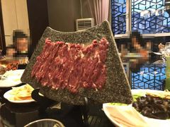 地道鲜切后腿肉-百草滩羊清水涮羊肉(长城路店)