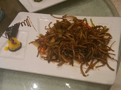 鹅肝炒茶树菇-小马哥融合菜(延安大街店)