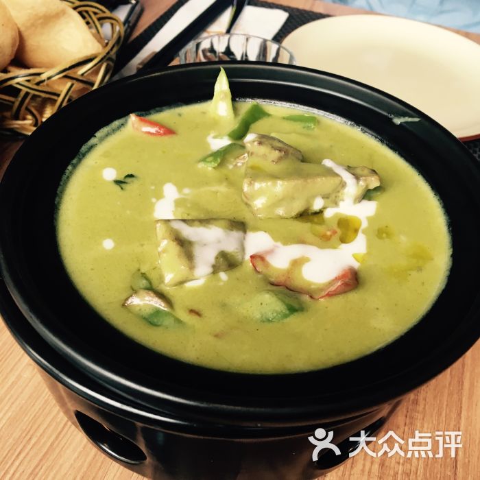 塔顶泰国时尚餐厅(北苏州路店)青咖喱牛肉图片 - 第883张