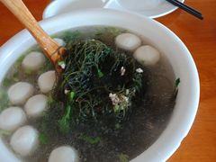 紫菜鱼丸汤-南蚝小贝海鲜特色餐厅(南澳岛店)