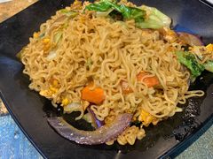 炒方便面-特色油边心管烤串