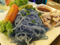 -蝶豆花蓝面条