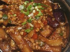 鱼香茄子煲-龙记烧腊茶餐厅(常德路店)