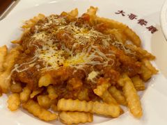 肉酱芝士焗薯条-大哥餐厅(西城花园店)