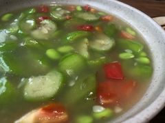 丝瓜青豆-土桥手掌鸡·26年灌县老味道(都江堰店)