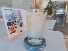 绿豆拿铁-25#COFFEE(古地石店)