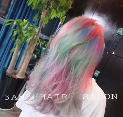 点击看大图 -3AM HAIR SALON染发接发