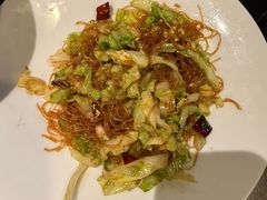 炝炒圆白菜粉丝-旺顺阁·北京菜·烤鸭(大望路店)