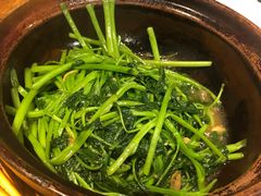 啫啫虾酱空心菜-熠盛粤味(永康路店)