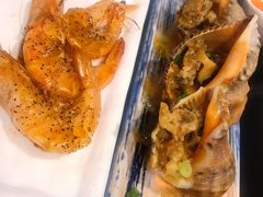 铁板柠檬汁煎虾-真剑日本料理·铁板烧(贵州路店)