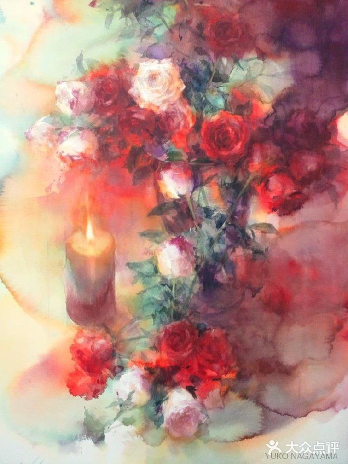 永山裕子的水彩画作品欣赏💓💓