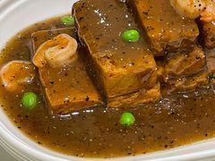 黑椒虾仁豆腐-大鸭梨烤鸭(左家庄店)
