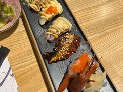 火炙寿司拼盘-鲔吞·和牛寿喜烧(闵行区绿瘦酒店)