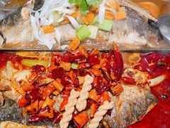 香辣味烤鱼-探鱼·鲜青椒爽麻烤鱼(银泰城店)