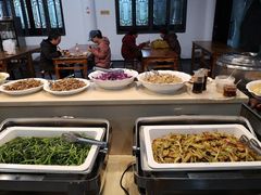 自助取餐区-阿育王寺素斋馆