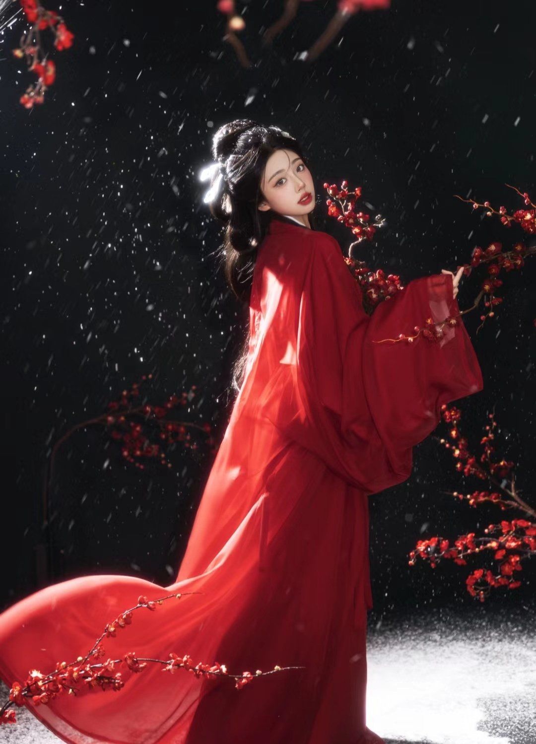 古风美女红衣梦