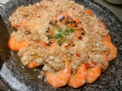 石锅蒜蓉烤虾-佬肥猫(国华广场店)