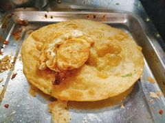 -小红车炸蛋葱油饼