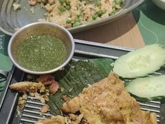 曼谷夜市烤鸡腿-mango tree芒果树泰国餐厅(青岛万象城店)