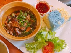 -蝶豆花蓝面条