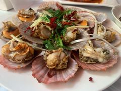 油泼扇贝-1910老鲁味海鲜·戳子肉·青岛菜(金沙滩店)