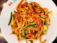 木须炒拨鱼-晋阳饭庄(虎坊桥店)