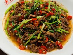 香菜炒牛肉丝-天下客饭店(中山路店)
