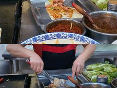 超好吃的土豆丝卷饼-官亭路小吃一条巷
