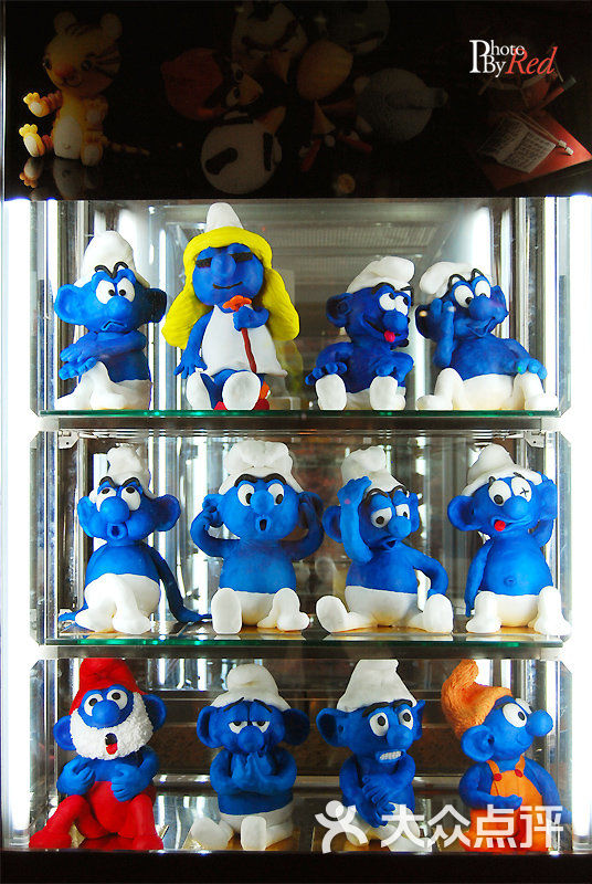 西点坊蓝精灵翻糖蛋糕图片-北京面包甜点-大众点评网