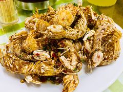 椒盐皮皮虾-杨梅坑渔村海鲜餐厅